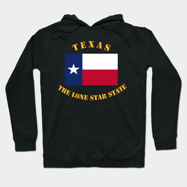 Flag - Texas - the Lone Star State Hoodie by twix123844